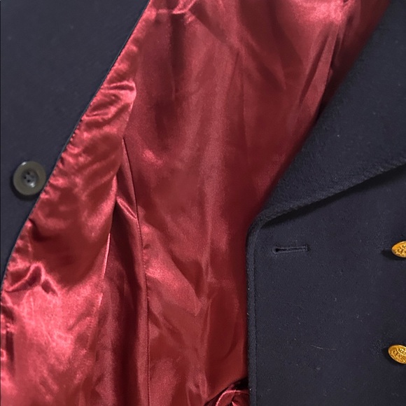 Vintage! J. Crew Navy Peacoat with Gold Buttons - Picture 4 of 6
